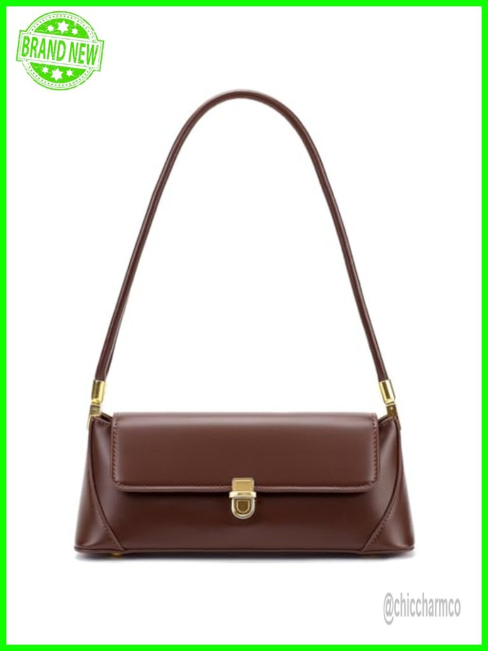PU Leather Shoulder Bag Crossbody Purse Retro Small Handbag